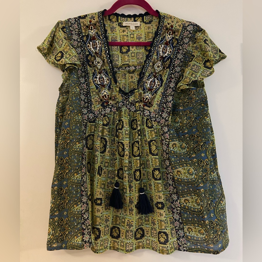 Monsoon Paisley Blouse